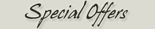 Special Offers and discount late bookings